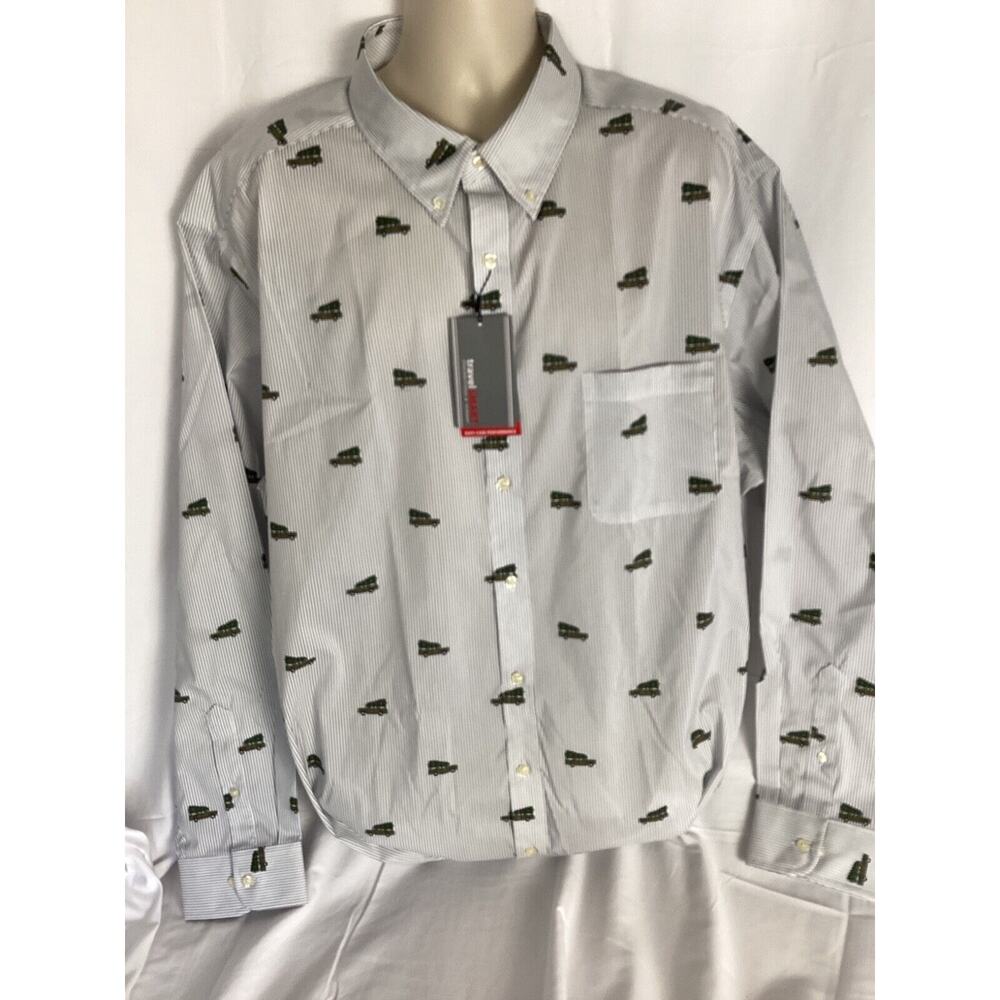 Roundtree & Yorke Travel Smart Shirt Mens 3XLT Button LS NWT